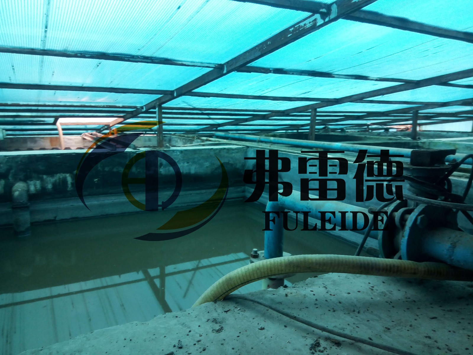 農(nóng)藥中間體廢水，可提升式旋流曝氣器用于接觸氧化池改造